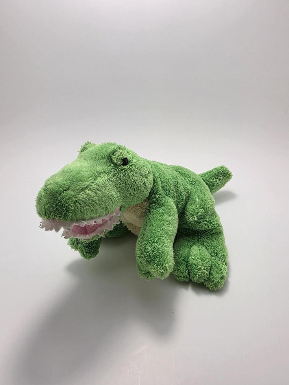Mary Meyer Plush Green T-Rex Dinosaur Bean Soft Stuffed Toy (7 inch)